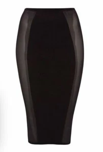 LASCIVIOUS Bound Pencil Skirt AW15, Small, RRP $245, Brand New w/ Tags - Picture 1 of 3