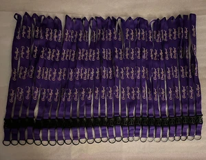 27 Crown Royal Whiskey Purple Lanyard Lot Neck Strap Keychain Detachable Keyring - Picture 1 of 6
