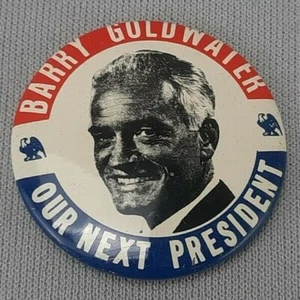 Botón Barry Goldwater Election '68 - Reproducción Kleenex - Imagen 1 de 4