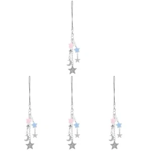 4 Pieces Pentagram Mobile Phone Chain Student Chic Bag Charm Cute - Zdjęcie 1 z 12