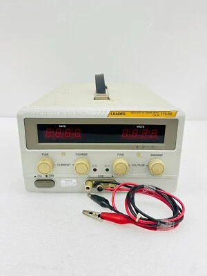 Leader 775-5D Regulated Laboratory DC Power Supply - FREE SHIPPING - Image 1 of 4