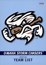 2016 Omaha Storm Chasers Choice #NNO Header Logo Checklist - NM Baseball Card