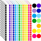2800 PCS 1/2" Dots Stickers, 14 Colors Small Circle Stickers, Price Stickers for