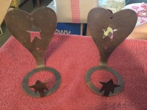 2 Metal Wall Hanging Things - Picture 1 of 4