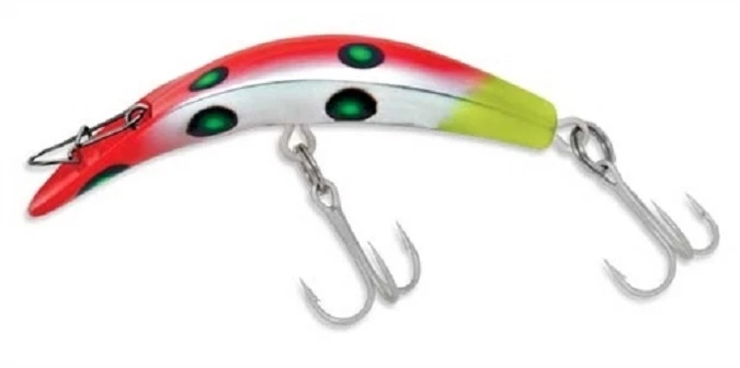 Luhr-Jensen Kwikfish Extreme K15X Rattling Float Red/Chartreuse UV 5414-15X-1603