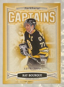 2006-07 RAY BOURQUE UD PARKHURST CAPTAINS CARD #163 BRUINS #1278/3999