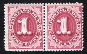 #J22 1ct Postage Due Pair Mint Never Hinged - Picture 1 of 2