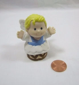 Fisher Price Little People Christmas Nativity Angel Shiny Wings For Stable - Picture 1 of 3
