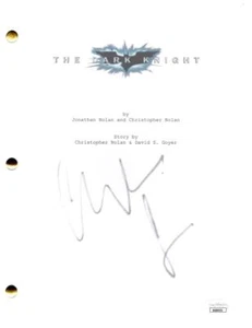 Christian Bale Signed Autograph Batman The Dark Knight Movie Script w/ JSA COA - Picture 1 of 2