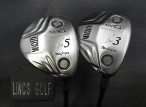 Set of 2 MacGregor Mactec 15° 3+18° Woods Regular Graphite Shafts Mactec Grips - Picture 1 of 6