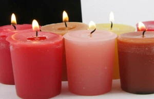 (2) Scented Votive Candles by New England Candle Co ~2oz 2" USA Small Batch Made - Picture 1 of 82