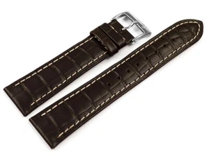 Uhrenarmband Festina dunkelbraun F16508 passend zu F7120 Ersatzband aus Leder - Bild 1 von 1