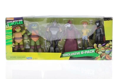 Nickelodeon Teenage Mutant Ninja Turtles Exclusive 6 Pack Figure Box RARE - image 1 of 3