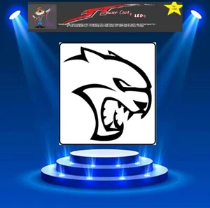 Hellcat Logo Stencil Template Airbrush Paint # HC 1 - Picture 1 of 1