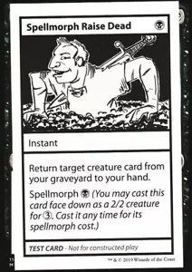 MTG Spellmorph Raise Dead (46/124) Mystery Booster Playtest Cards 2021 LP - Picture 1 of 1