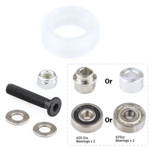 10PCS Xtreme Solid V Wheel Kit for C-beam V-Slot Profile 3D Printer-Unassembled - Afbeelding 1 van 10