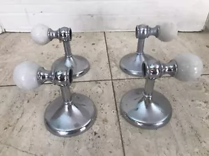 4 White Ceramic Porcelain Wall Tile Mount Bathroom Kitchen Towel Bar Holder - Picture 1 of 4