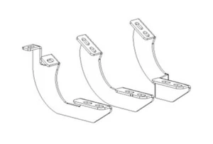 Go Rhino V-Series RB Side Step Mounting Brackets for Toyota Tacoma Crew Cab - Picture 1 of 3