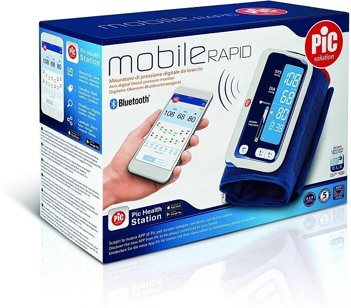 Pic Mobile Rapid Misuratore di Pressione Sfigmomanometro Con Bluetooth - Immagine 1 di 1