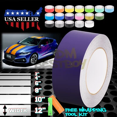 Pegatina envolvente de vinilo color mate rayas carreras para Honda CR-Z CRX 25 FT/50 FT Foto 1 de 4