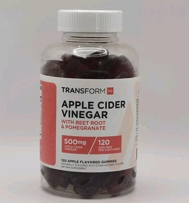 Vinagre de maçã Transform HQ ACV 120 GOMAS com raiz de beterraba e romã - Imagem 1 de 4