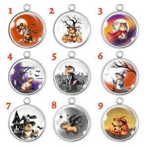 Halloween Capybara Charms - Wählen Sie einzelne Stile oder komplettes Set von 9 - Bild 1 von 23