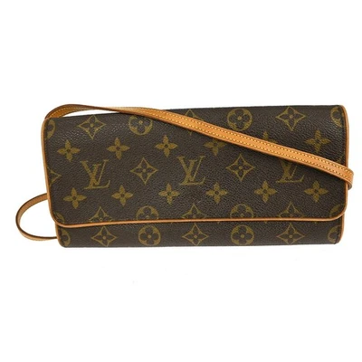 LOUIS VUITTON POCHETTE TWIN GM CROSSBODY BAG MONOGRAM M51852 FL00041 YQ03146 - Image 1 of 4