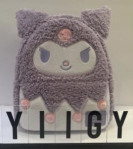 🐼💦 Loungefly 🐼💦Sanrio Kuromi Pastel Fuzzy Backpack Bag Purple 🐼 GB45 - Picture 1 of 10
