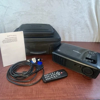 Dell Projector Optoma Pro150s DLP Portable 2800 ANSI  1080p W/Case Remote Manual - Image 1 of 4