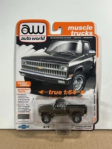 Auto World Muscle Trucks 1981 Chevy Silverado Step Side Limited Edition HTF - Picture 1 of 6