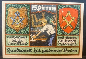 GERMANY, 1922, 75 Pfennig, Currency Note, MINT / UNCIRCULATED - CRISP - Picture 1 of 2