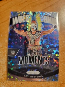 Rey Mysterio 2024 Panini Prizm Disco WWE Wrestlemania Moments #31 - Imagen 1 de 1