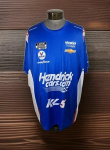 Nascar Hendrick Motorsports Kyle Larson 5 T-Shirt Herren 3XL blau kurzarm neu mit Etikett - Bild 1 von 13