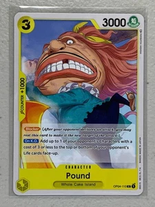 Pound - OP04-110 C - One Piece Card Game Kingdom of Intrigue OP-04 - Picture 1 of 2