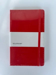 Moleskine Legendary Classic Notebook 5x8.25in Stoli Vodka Ruled Red Hard Cover - Picture 1 of 3