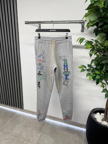 Rhude Doodle Joggers in grigio prezzo consigliato £ 615 *esaurito in tutto il mondo?*