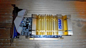 MSI Nvidia Geforce 210 512MB DDR2 DVI / HDMI / VGA FANLESS - Afbeelding 1 van 3
