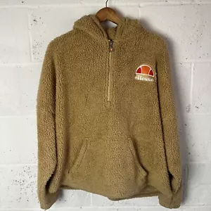 Ellesse Heritage Seppy 1/4 Zip Hoodie SGC07488 – braun, Damen UK 14 - Bild 1 von 13