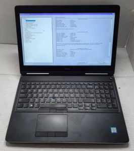 Dell Precision 7520 15.6" i7-7820HQ 16GB RAM 256GB SSD NO OS/BATTERY M2200 #97 - Picture 1 of 10