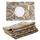Luxury Retro Placemats Set of 6 for Dining Table