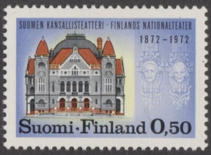 Finland 1972 Centenary Of Finland National Theatre MNH - Picture 1 of 1