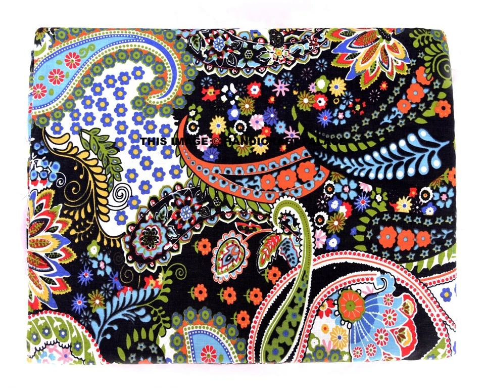 100% Cotton Fabric Hand Print Sewing Dressmaking Clothes Handmade DIY Handcrafts - Image 1 of 1