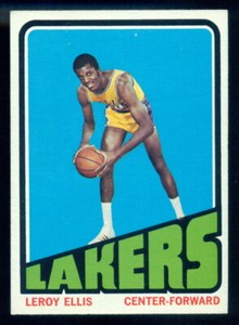 1972-73 TOPPS BASKETBALL #18 Leroy Ellis NM LOS ANGELES L A LAKERS Card