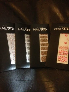 AVON NAIL ART WRAPS FOR HANDS/TOES MANY TYPES  BRAND NEW  - Picture 1 of 15