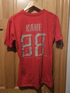 NHL Chicago Blackhawks Patrick Kane #88 Red T-Shirt Size Medium Jersey Vintage - Picture 1 of 3