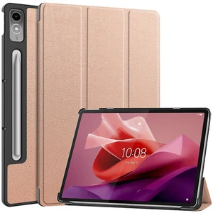 For Lenovo Tab P12 TB370FU TB371FC 12.7" Tablet Case Flip PU Leather Smart Cover - Picture 1 of 18