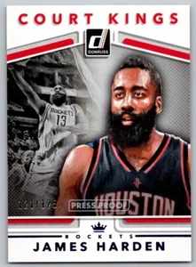 JAMES HARDEN 121/125 2017-18 Donruss Court Kings #27 - Picture 1 of 2