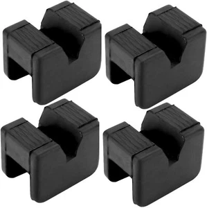 Adaptador de almohadilla de soporte de gato de goma para piso de riel de marco ranurado de 4 piezas 2-3 toneladas - Imagen 1 de 8