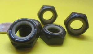 Grade 8 Lock Nut, RH, 5/8"-11 x 15/16" W x 25/64" H, 5 Pc - Picture 1 of 6