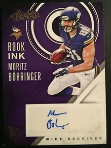 2016 Panini Absolute Rook Ink Gold Autograph 9 Moritz Böhringer ed/25 - Bild 1 von 2